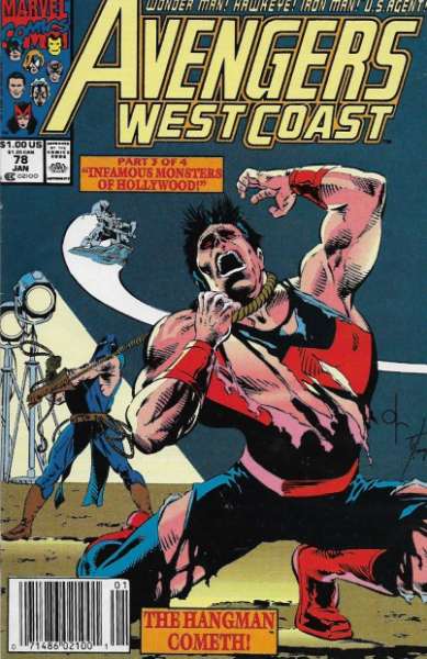Avengers West Coast #78 comic books for sale 