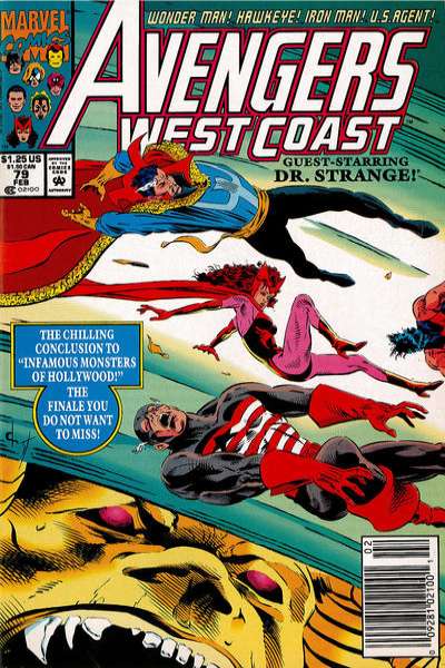 Avengers West Coast #79 comic books for sale 