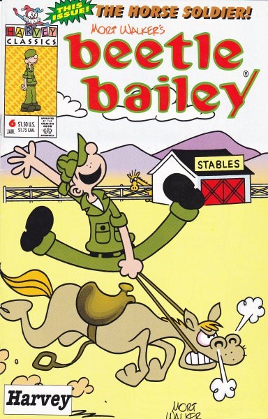 Beetle Bailey #6 Comic Books - Covers, Scans, Photos  in Beetle Bailey Comic Books - Covers, Scans, Gallery
