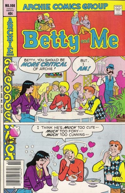 Betty and Me #108 comic books for sale 