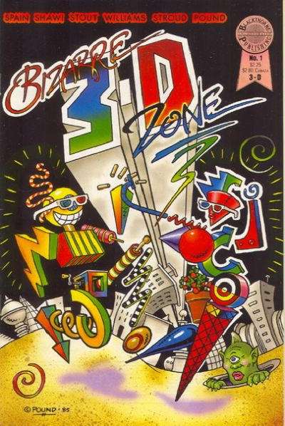 Bizarre 3-D Zone #1 comic books for sale 