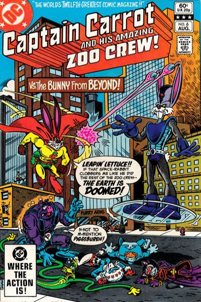 Captain Carrot and His Amazing Zoo Crew #6 comic books for sale 