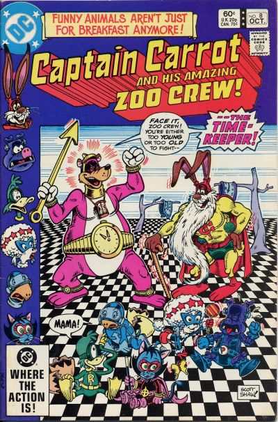 Captain Carrot and His Amazing Zoo Crew #8 comic books for sale 