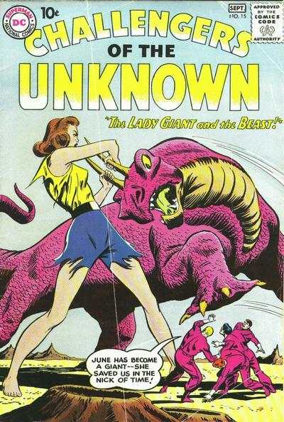 Challengers of the Unknown #15 comic books for sale 