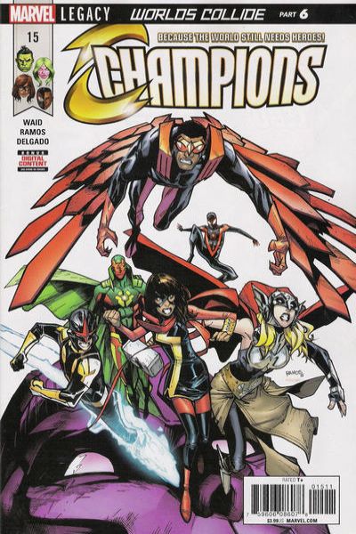 Champions #15 comic books for sale 