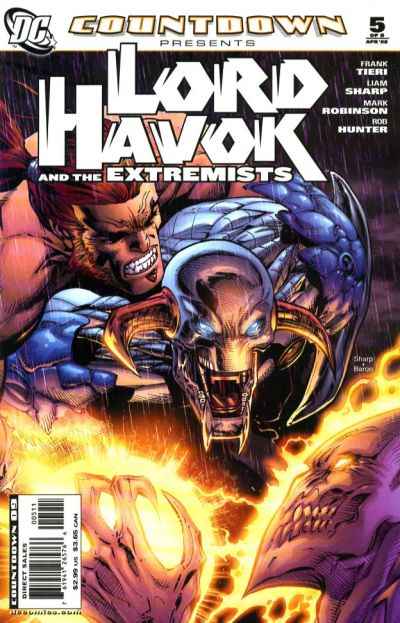Countdown Presents: Lord Havok and the Extremists #5 comic books for sale 