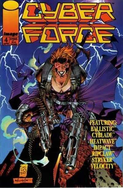 Cyberforce #4 comic books for sale 