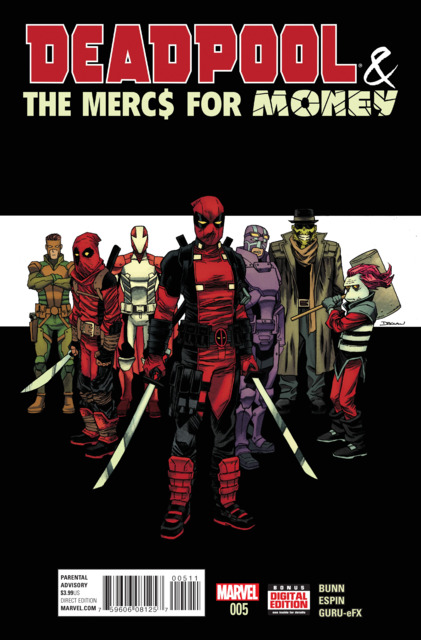 Deadpool & The Mercs for Money #5 comic books for sale 