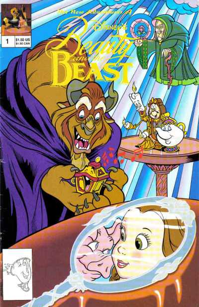 Disney's New Adventures of Beauty and the Beast #1 comic books for sale 