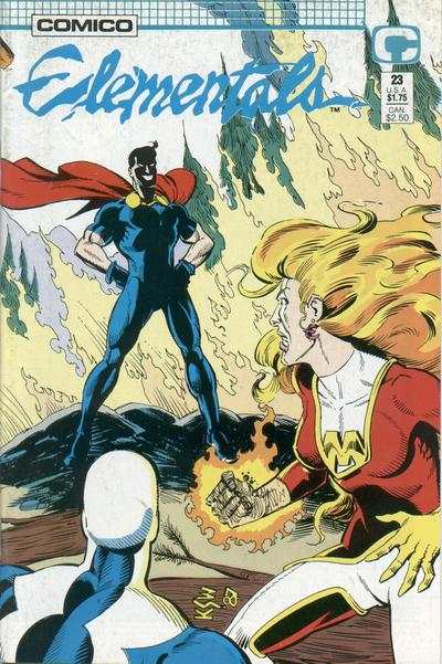 Elementals #23 comic books for sale 