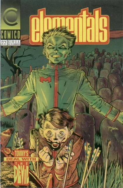 Elementals #22 comic books for sale 