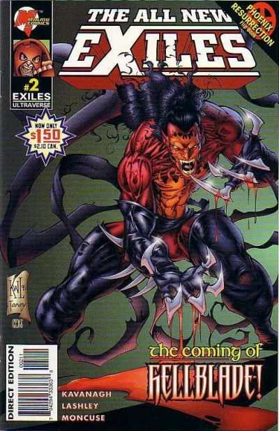 Exiles #2 comic books for sale 