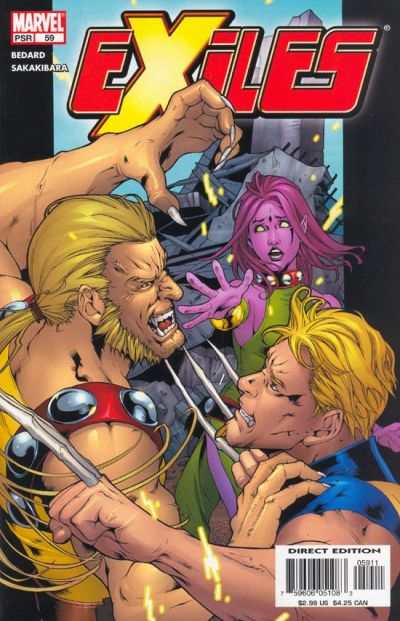 Exiles #59 comic books for sale 