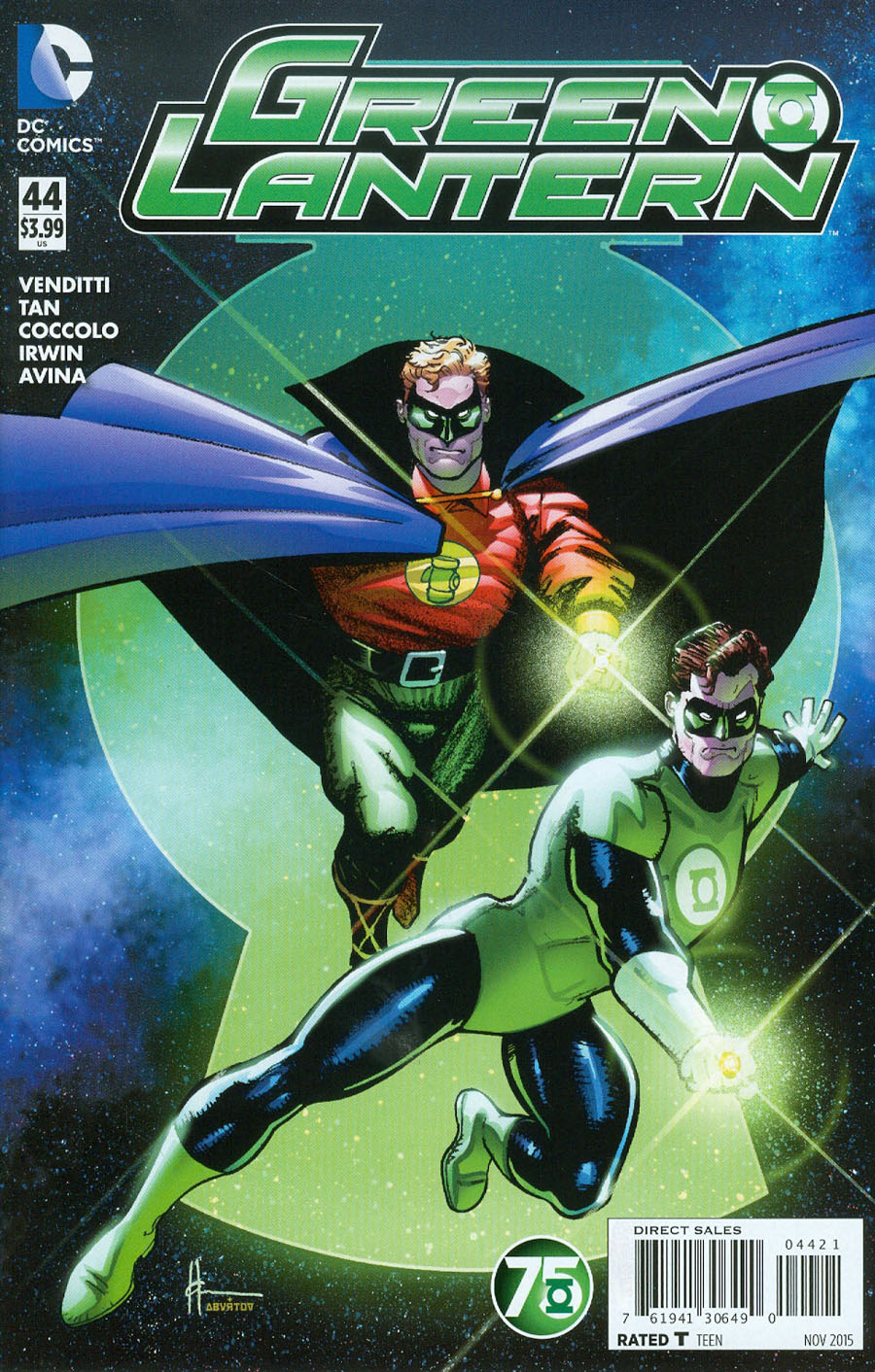 Green Lantern #44 comic books for sale 