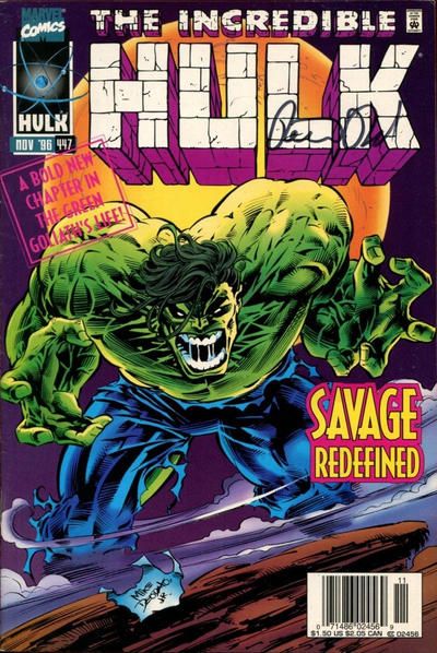 Incredible Hulk #447 comic books for sale 