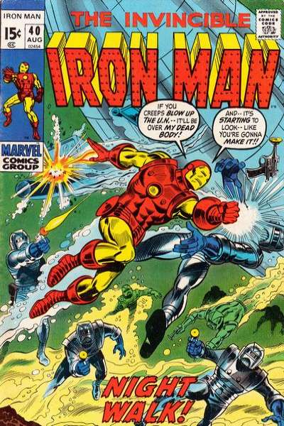 Iron Man #40 comic books for sale 