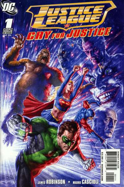 Justice League: Cry for Justice #1 comic books for sale 