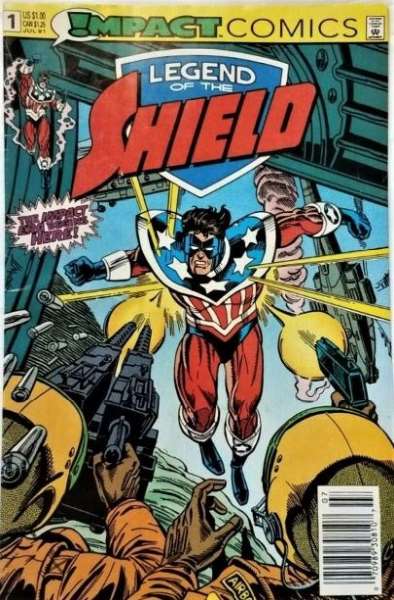 Legend of the Shield #1 comic books for sale 