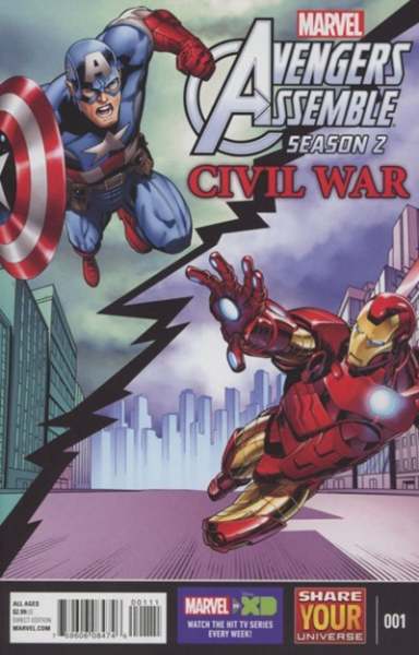 Marvel Universe Avengers Assemble: Civil War #1 comic books for sale 