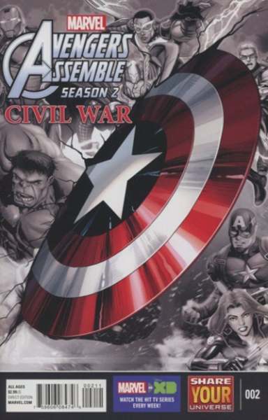 Marvel Universe Avengers Assemble: Civil War #2 comic books for sale 