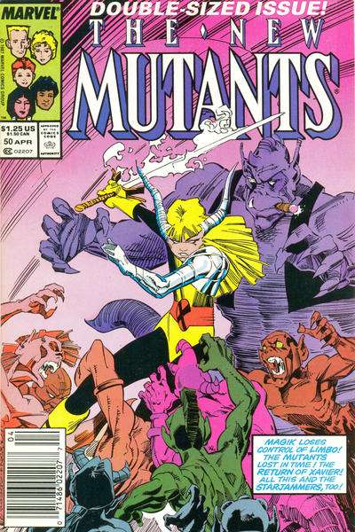 New Mutants #50 comic books for sale 
