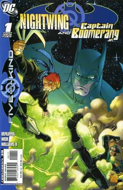 Outsiders: Five of a Kind - Nightwing/Boomerang #1 comic books for sale 