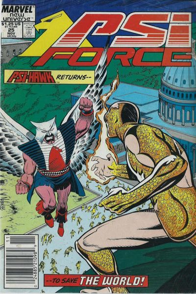 PSI-Force #25 comic books for sale 