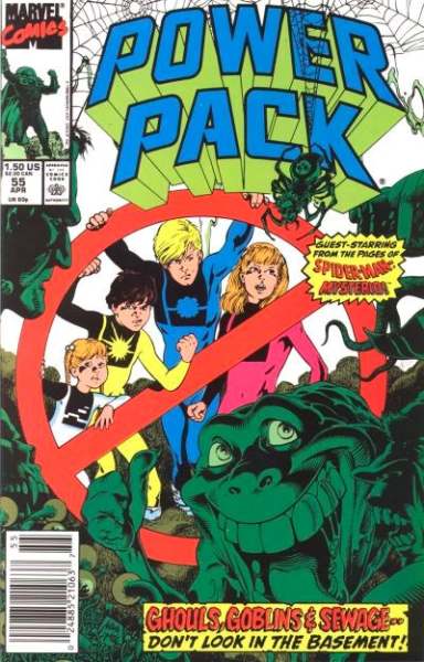 Power Pack #55 comic books for sale 