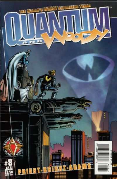 Quantum & Woody #8 comic books for sale 