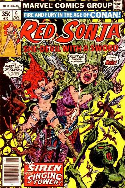 Red Sonja #6 comic books for sale 