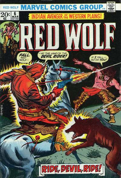 Red Wolf #6 comic books for sale 