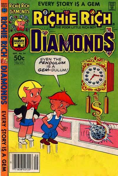 Richie Rich Diamonds #54 comic books for sale 