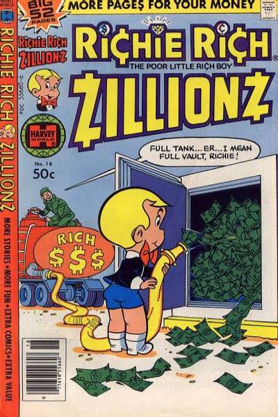 Richie Rich Zillionz #18 comic books for sale 