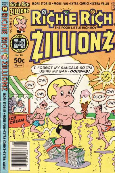 Richie Rich Zillionz #28 comic books for sale 