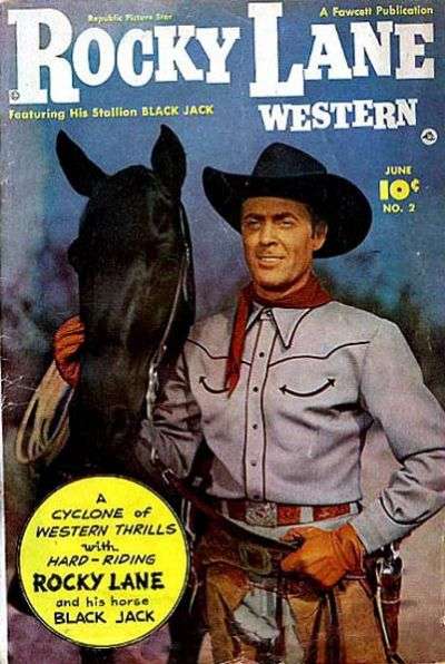 Rocky Lane Western #2 comic books for sale 