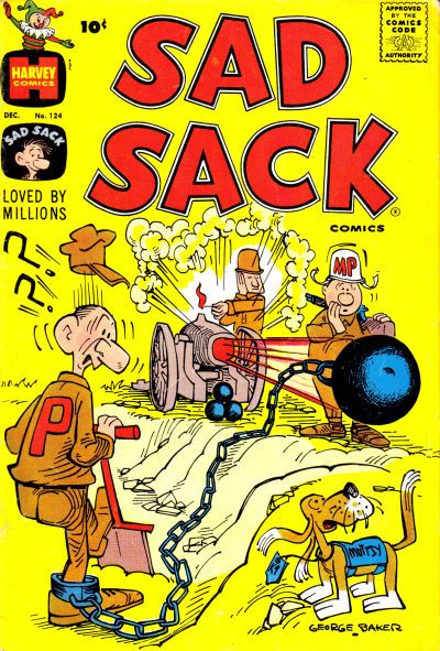 Sad Sack Comics #124 comic books for sale 