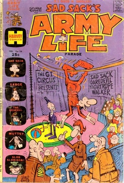 Sad Sack's Army Life #56 comic books for sale 