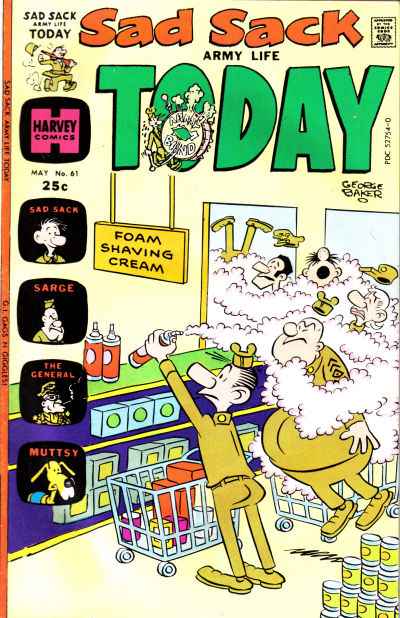 Sad Sack's Army Life #61 comic books for sale 