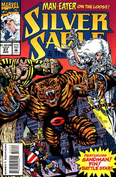 Silver Sable and the Wild Pack #27 comic books for sale 