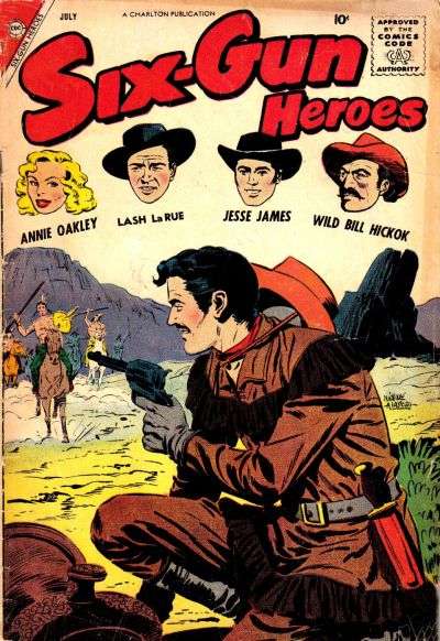 Six-Gun Heroes #47 comic books for sale 