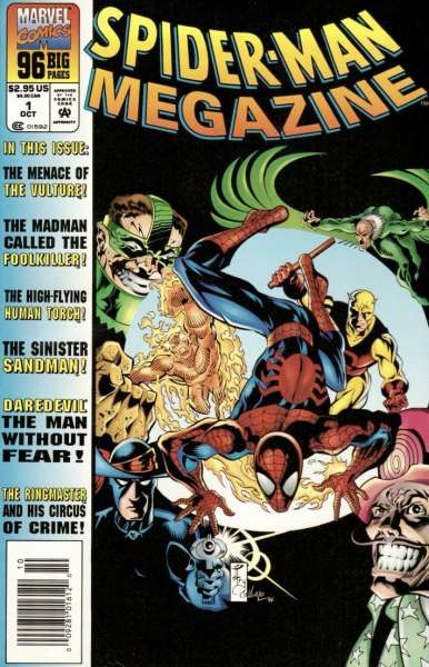 Spider-Man Megazine #1 comic books for sale 