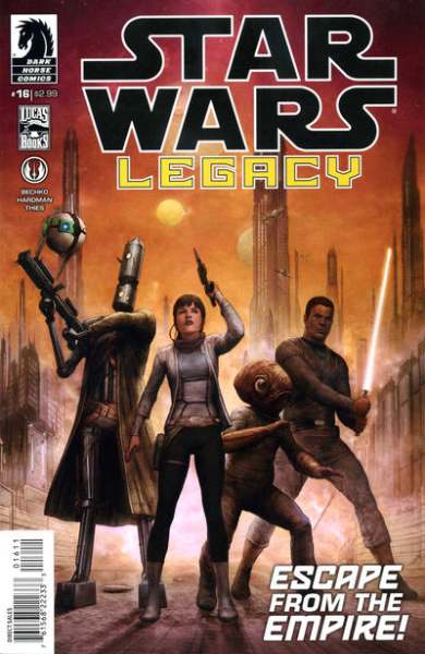 Star Wars: Legacy #16 comic books for sale 