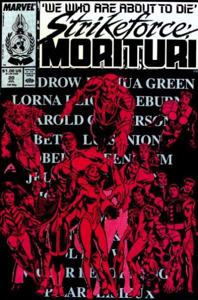 Strikeforce: Morituri #20 comic books for sale 