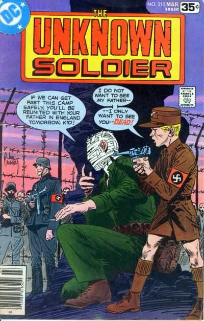 Unknown Soldier #213 comic books for sale 