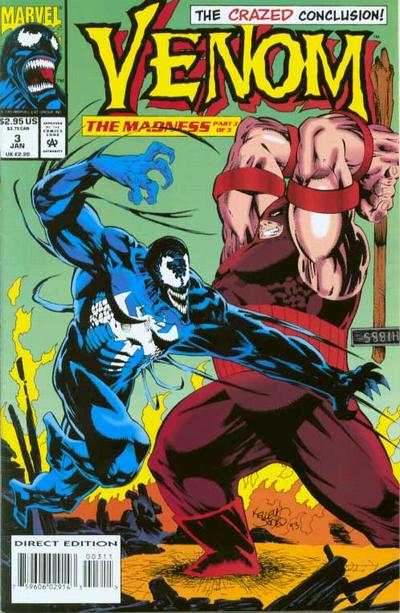 Venom: The Madness #3 comic books for sale 