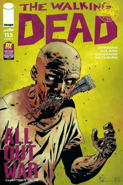 Walking Dead #115 comic books for sale 