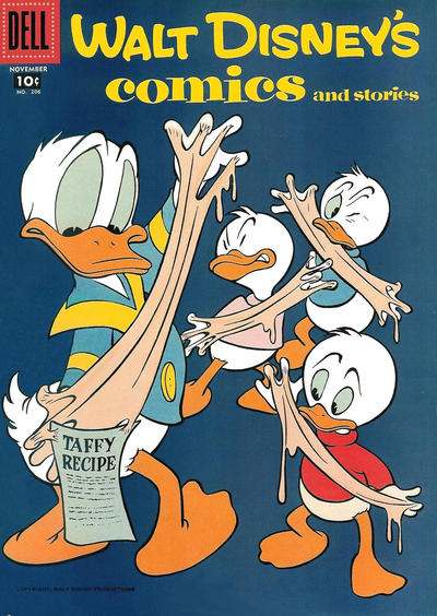 Walt Disney's Comics and Stories #206 comic books for sale 