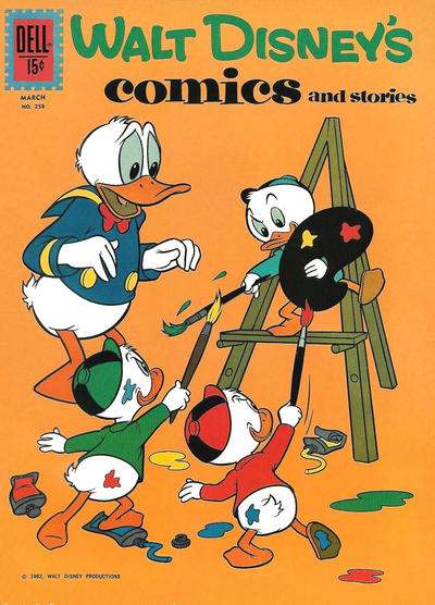 Walt Disney's Comics and Stories #258 comic books for sale 
