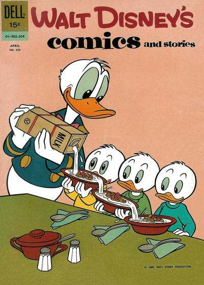 Walt Disney's Comics and Stories #259 comic books for sale 