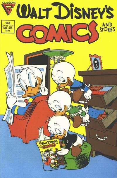 Walt Disney's Comics and Stories #518 comic books for sale 